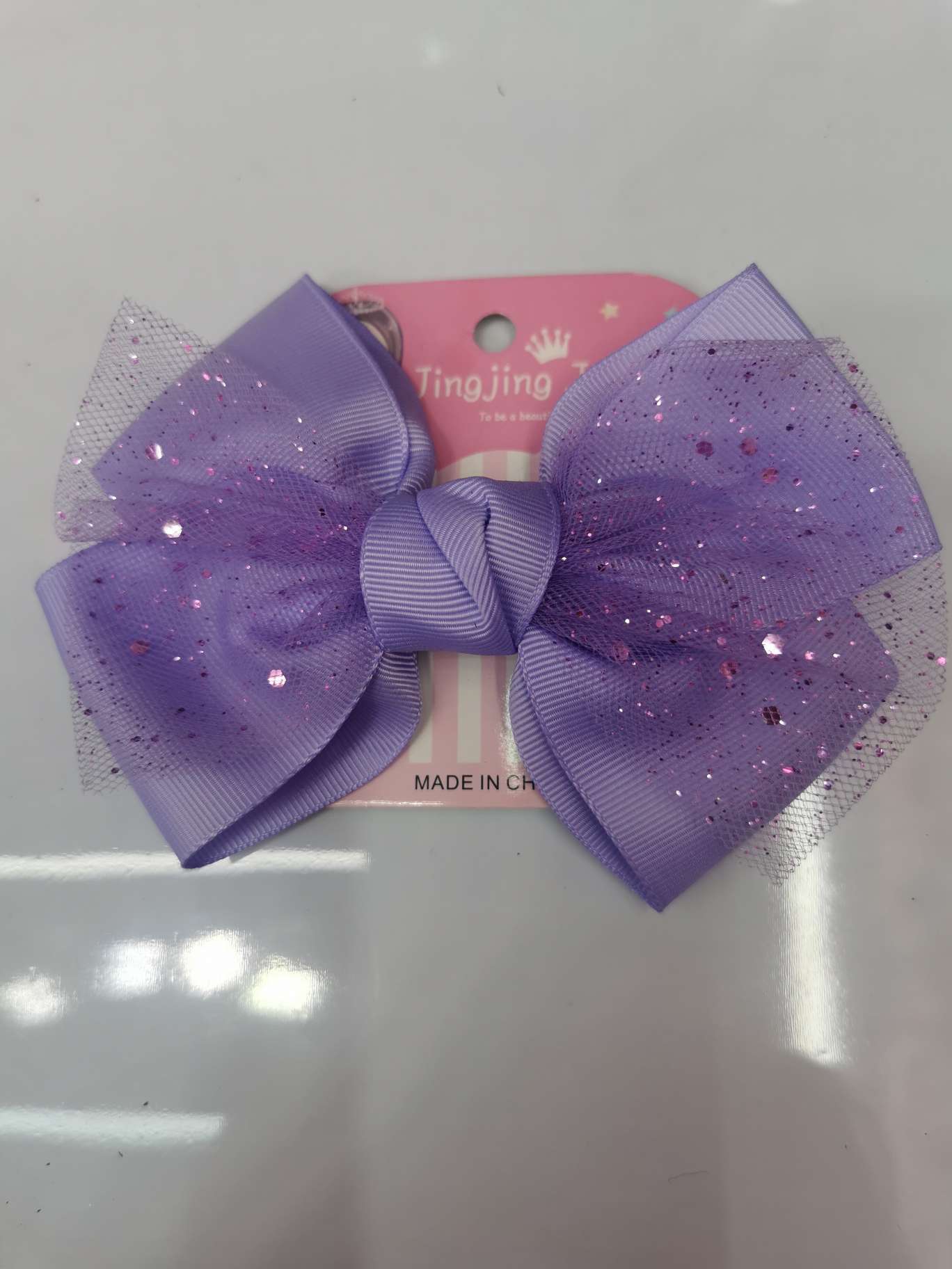Sequined purple duck sandwich Specification image