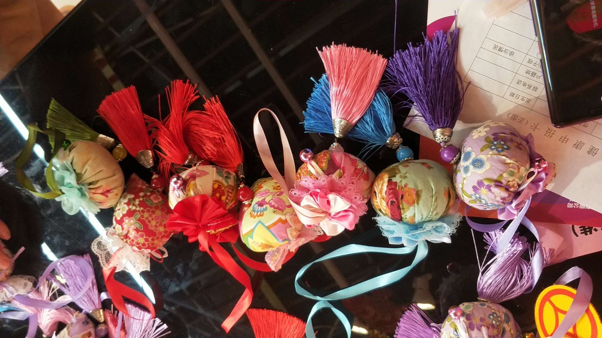 New bell-shaped small sachets, fragrant and lucky bag pendants, New Year and Spring Festival decorative car pendants, factory direct sales details Picture