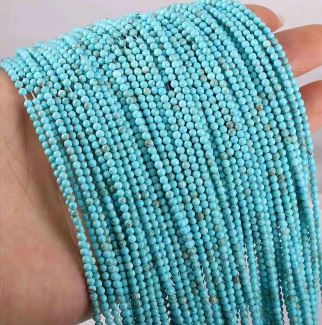 Natural stone beads, rose quartz, amethyst, agate beads, jewelry making, DIY beaded bracelets, 2mm, 3mm Item Picture