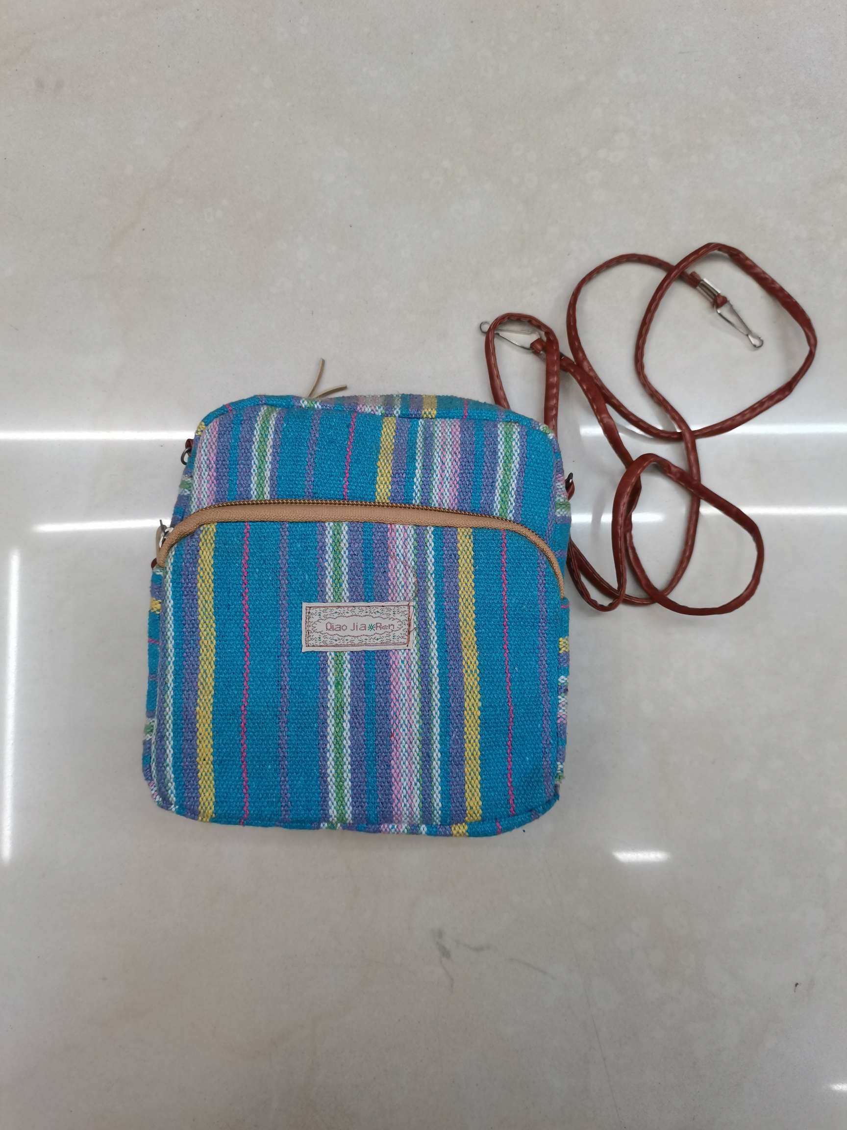 1099 ethnic material crossbody bag