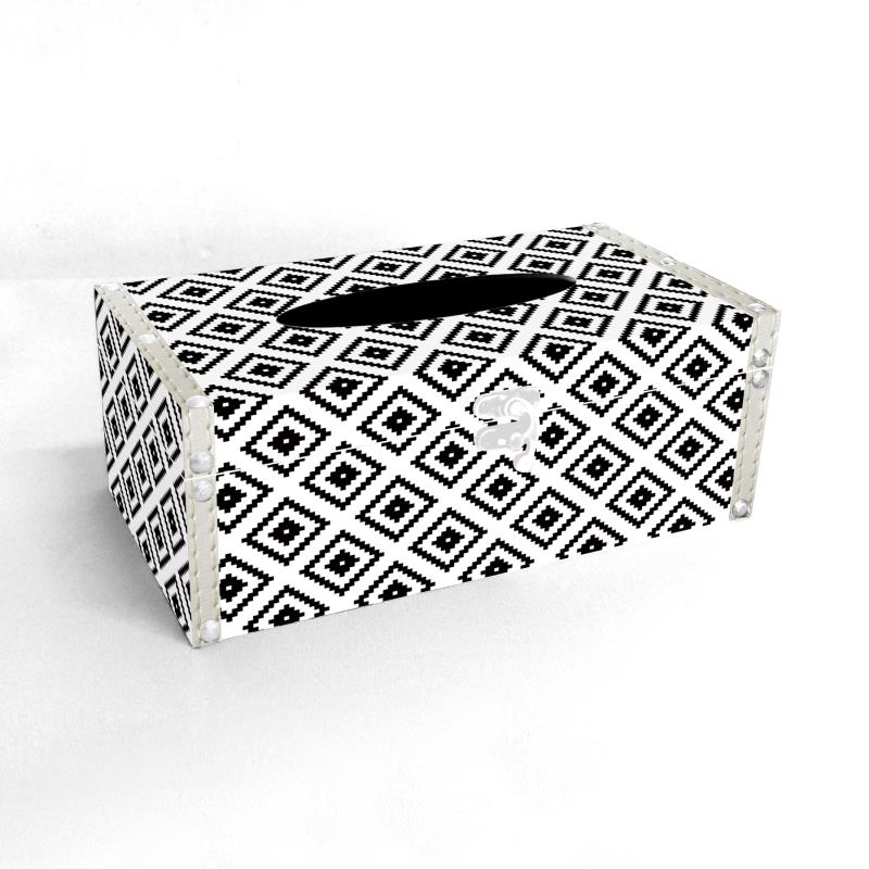 黑白
纸巾盒餐巾纸盒抽纸盒详情图2