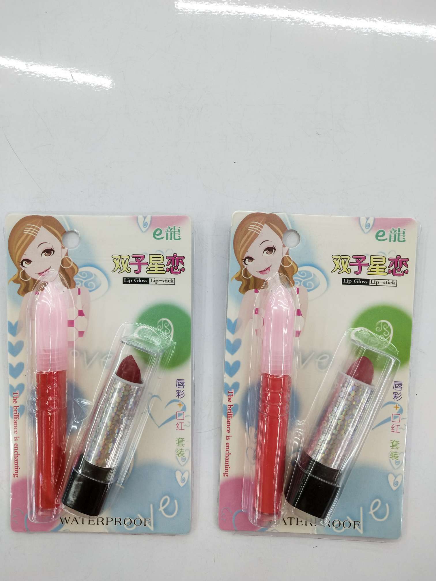 唇彩十口红套装厂家直销彩妆用品唇部彩妆吸卡包装