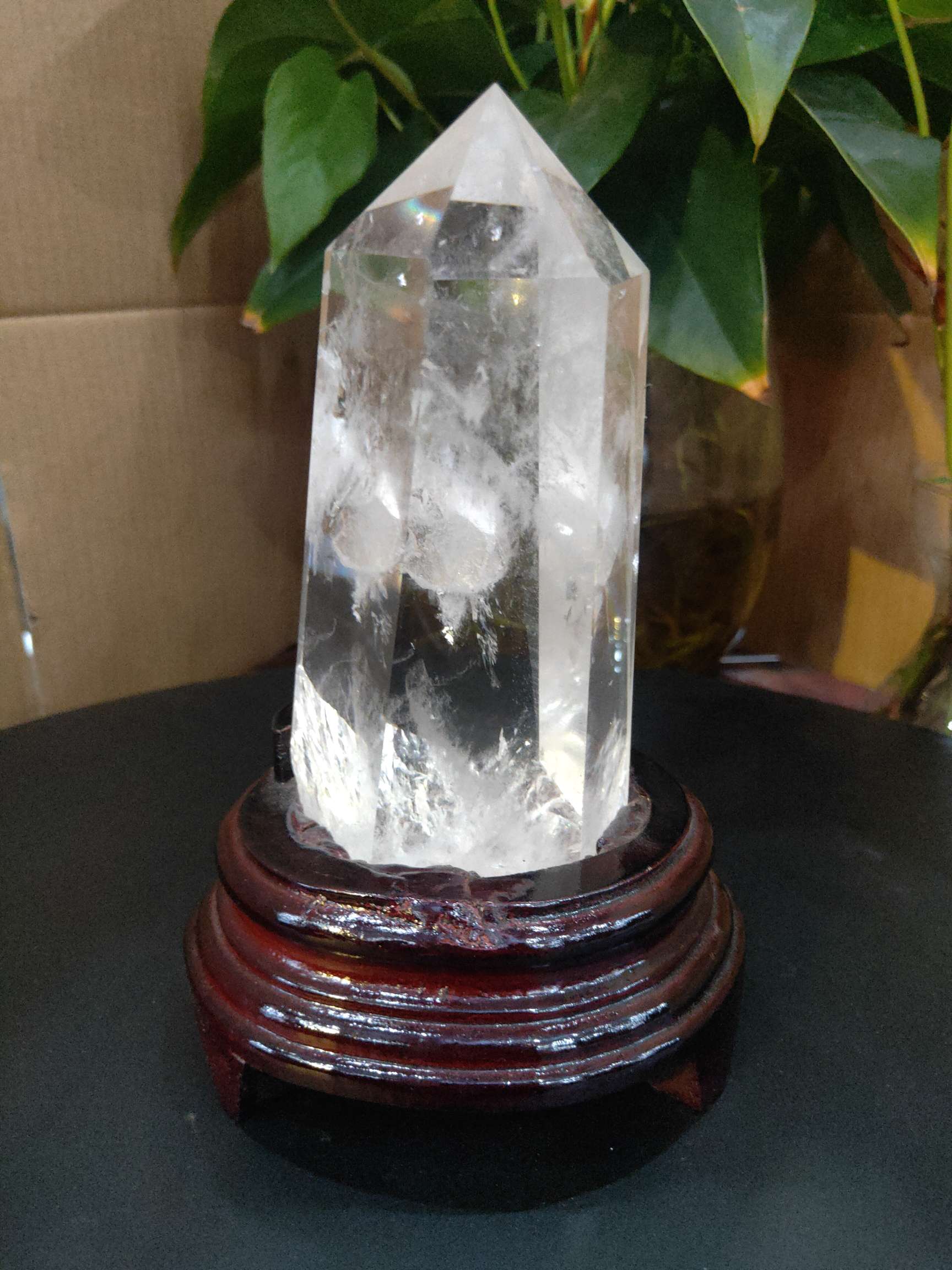 巴西天然水晶   白水晶柱水晶  高档水晶装饰品 sj-1
