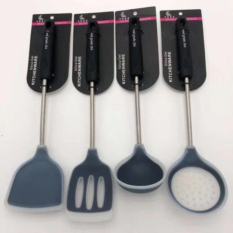 Silicone spatula, non-stick spatula, stainless steel spatula Item Picture