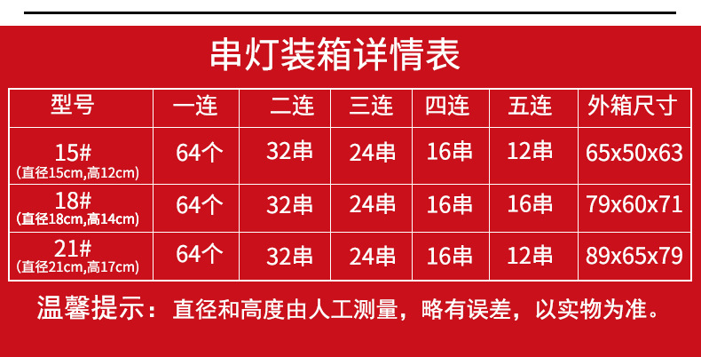 亚克力外壳  LED串灯 电池灯15公分直经详情图9