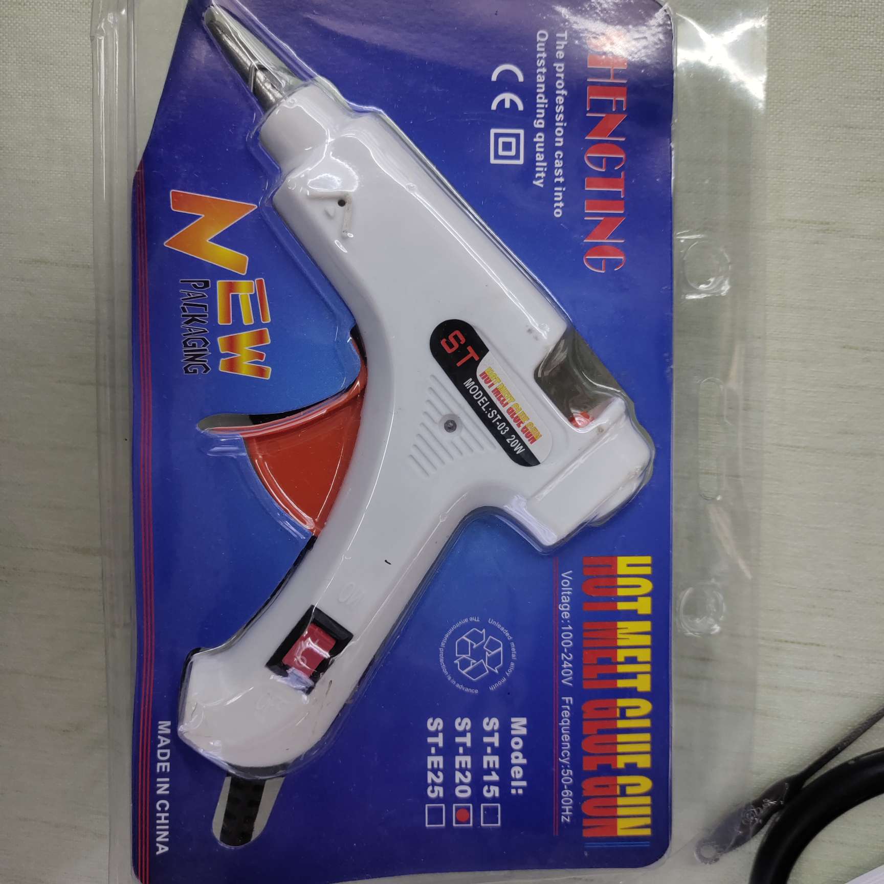 The 7mm hot melt glue gun uses a blue 20w glue gun for the glue stick details Picture