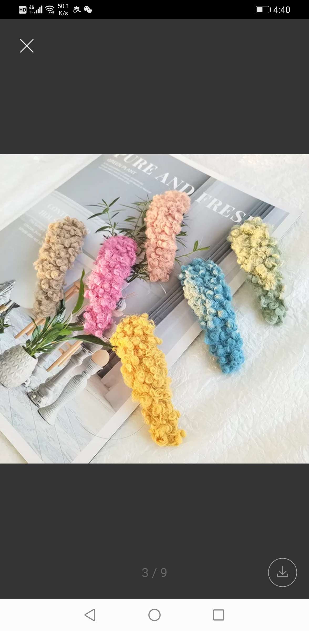 Wool Clip Cute Wind Cross-Border E-Commerce Explosion Recommended Travel Accessories Item Picture