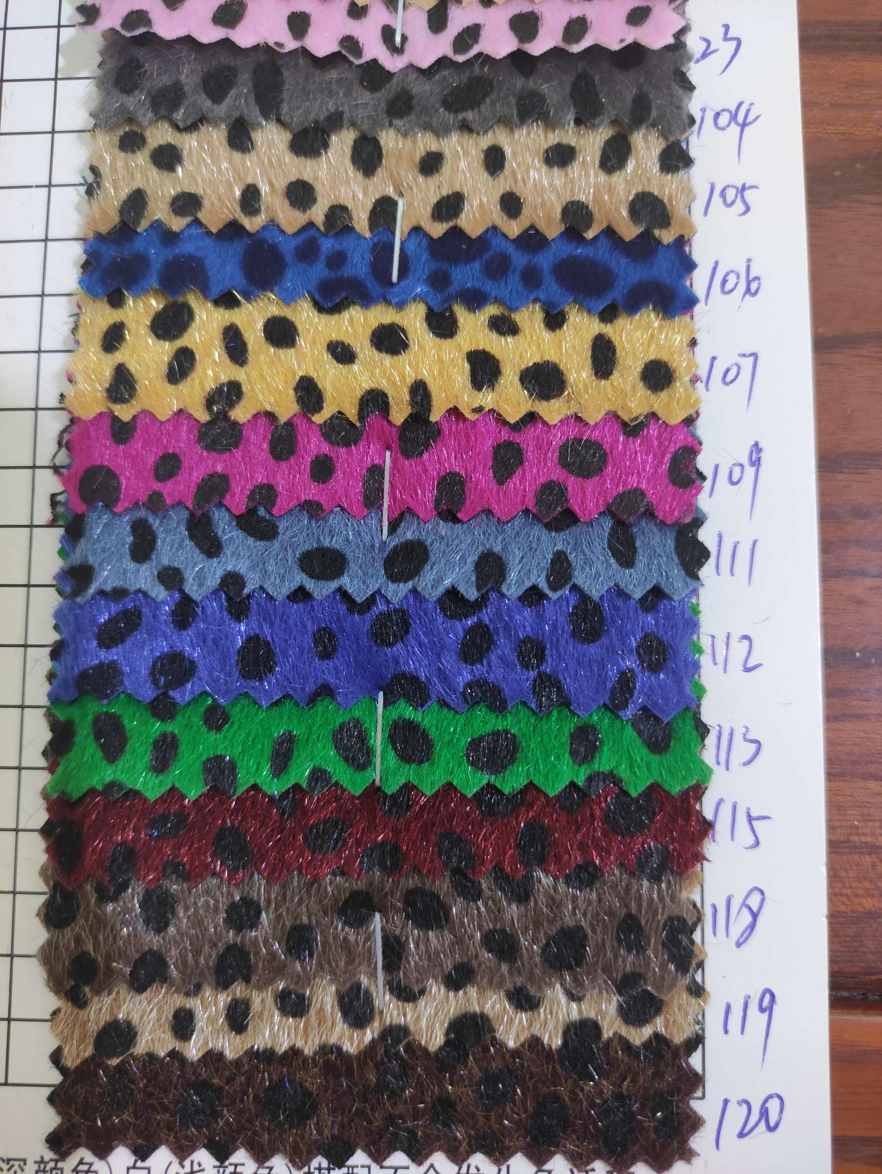 Hc2584植绒大量现货高中低档皮革面料厂家直销热销新款产品图