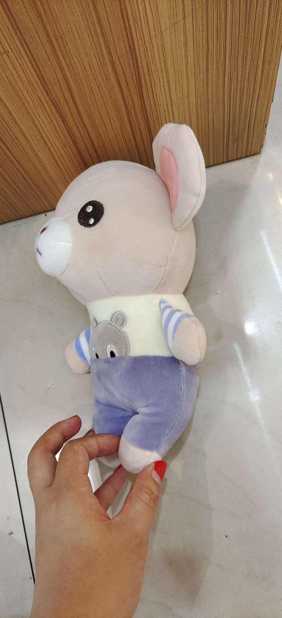 Wholesale of Big-eared Bear plush toy claw machine figurines details Picture