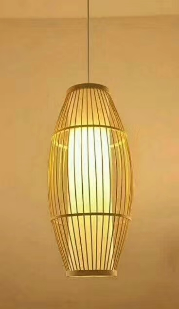 Chinese-style rattan chandelier, a refreshing and elegant chandelier details Picture