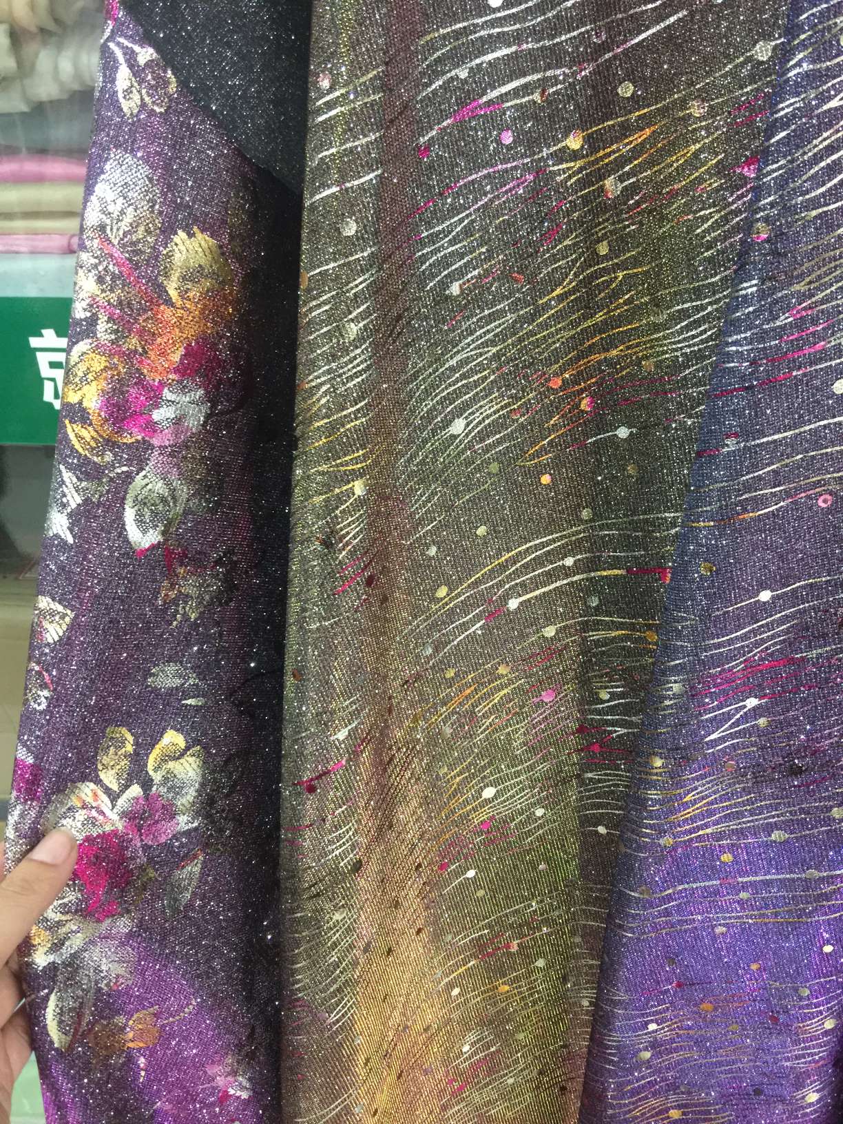 烫金复合布