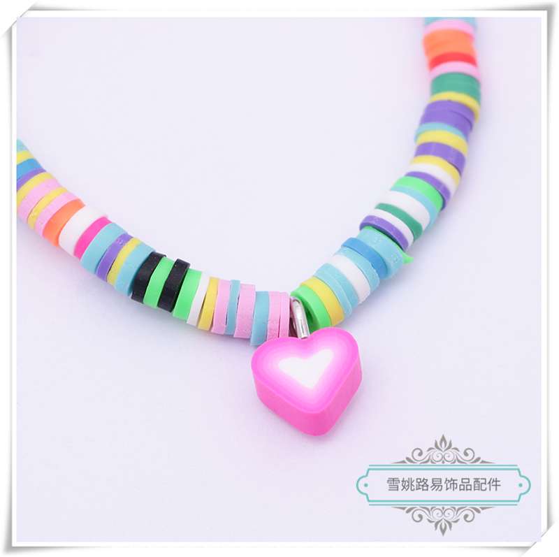 Soft clay tube piece earrings, bracelet Specification drawing