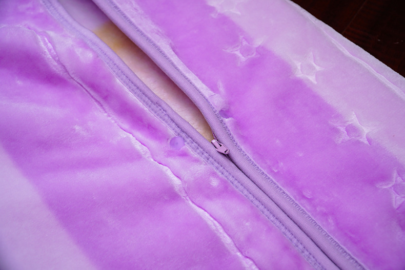 厂家直销新款单层披风拉舍尔儿童毛毯抱毯夏季空调珊瑚绒宝宝睡袋详情图9