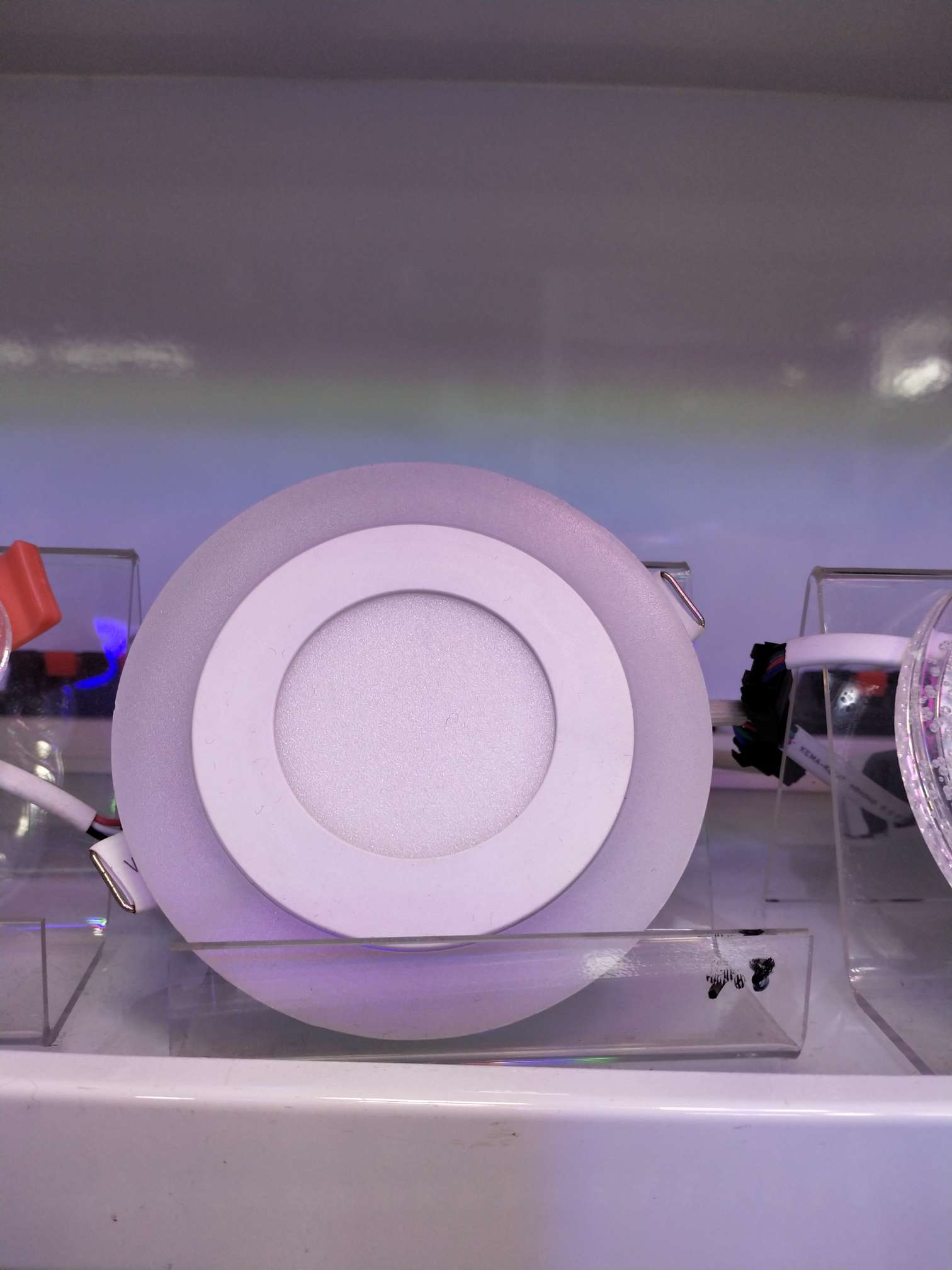 Ac-two color round panel lamp 3+3W thumbnail