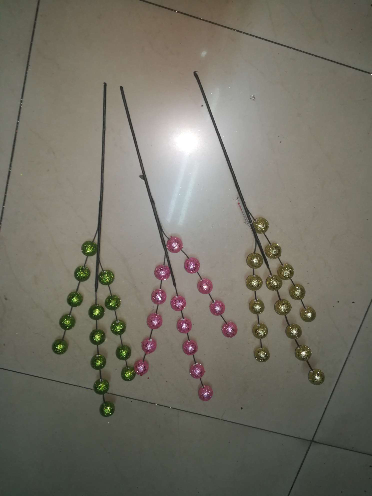 No. 26 new accessories wholesale Christmas flower manufacturers Yiwu direct sales of Christmas decorations Christmas tree accessories Amazon thumbnail