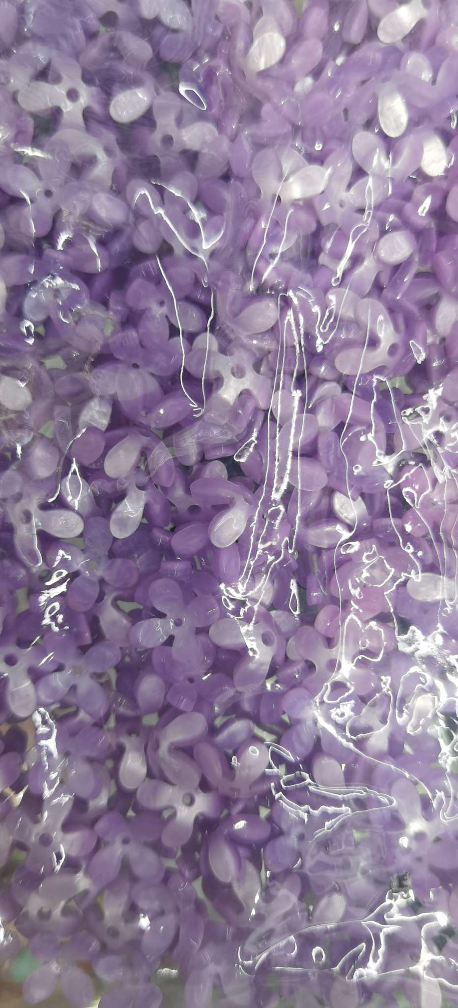 紫色立体桂花