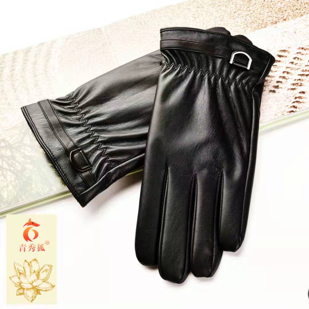 القفازات الجلدية المقلدة للذكور Item Picture
