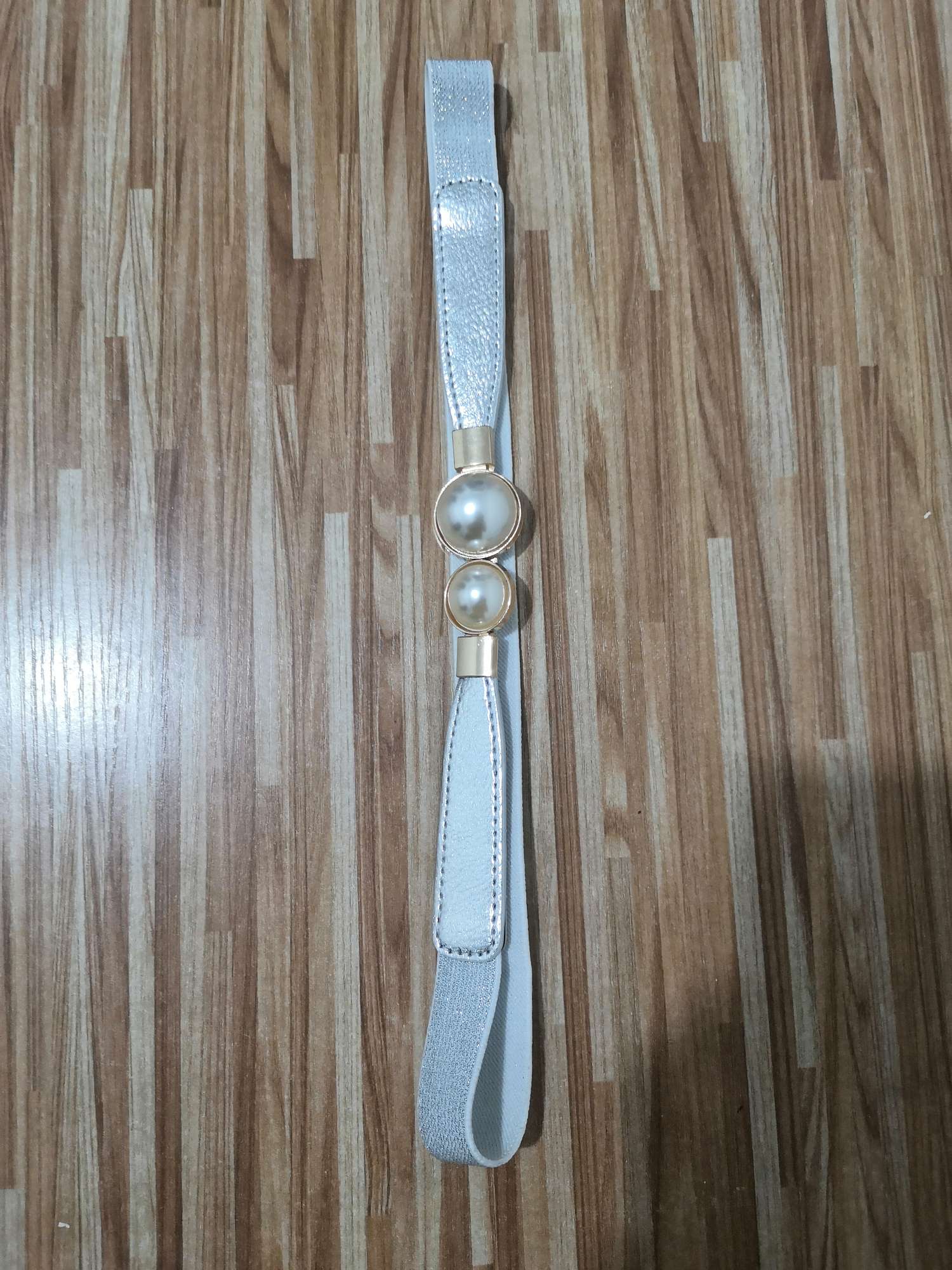 In Stock Fashion Elastic Belt Pearls Specification drawing