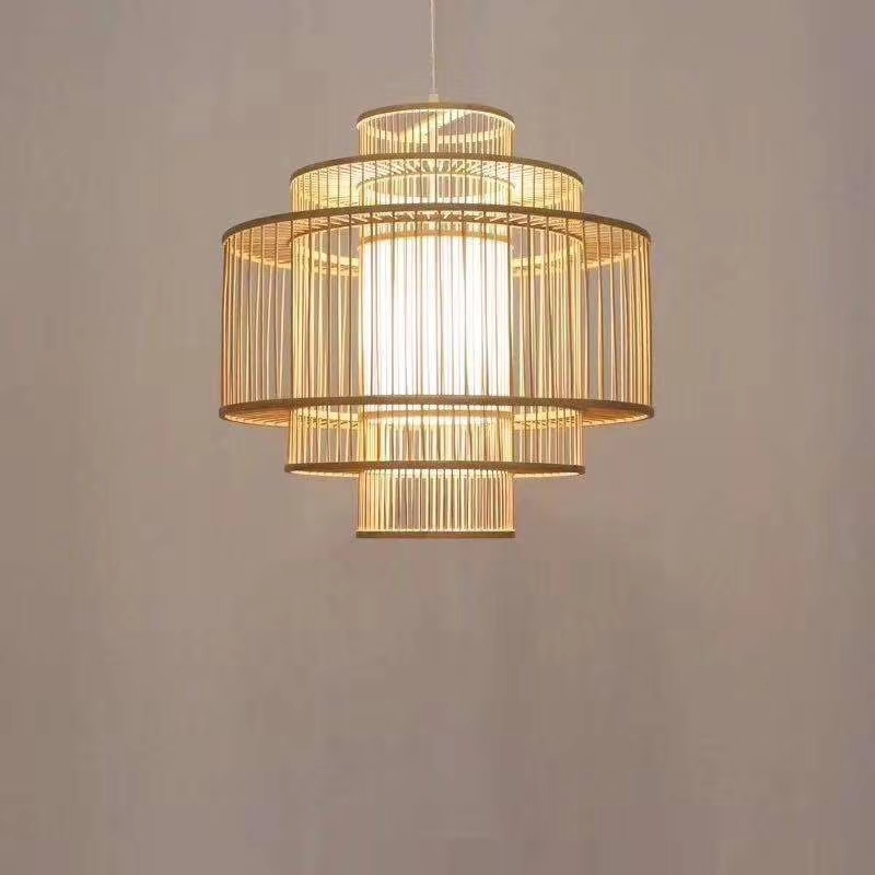Chinese-style rattan chandelier, a refreshing and elegant chandelier undefined