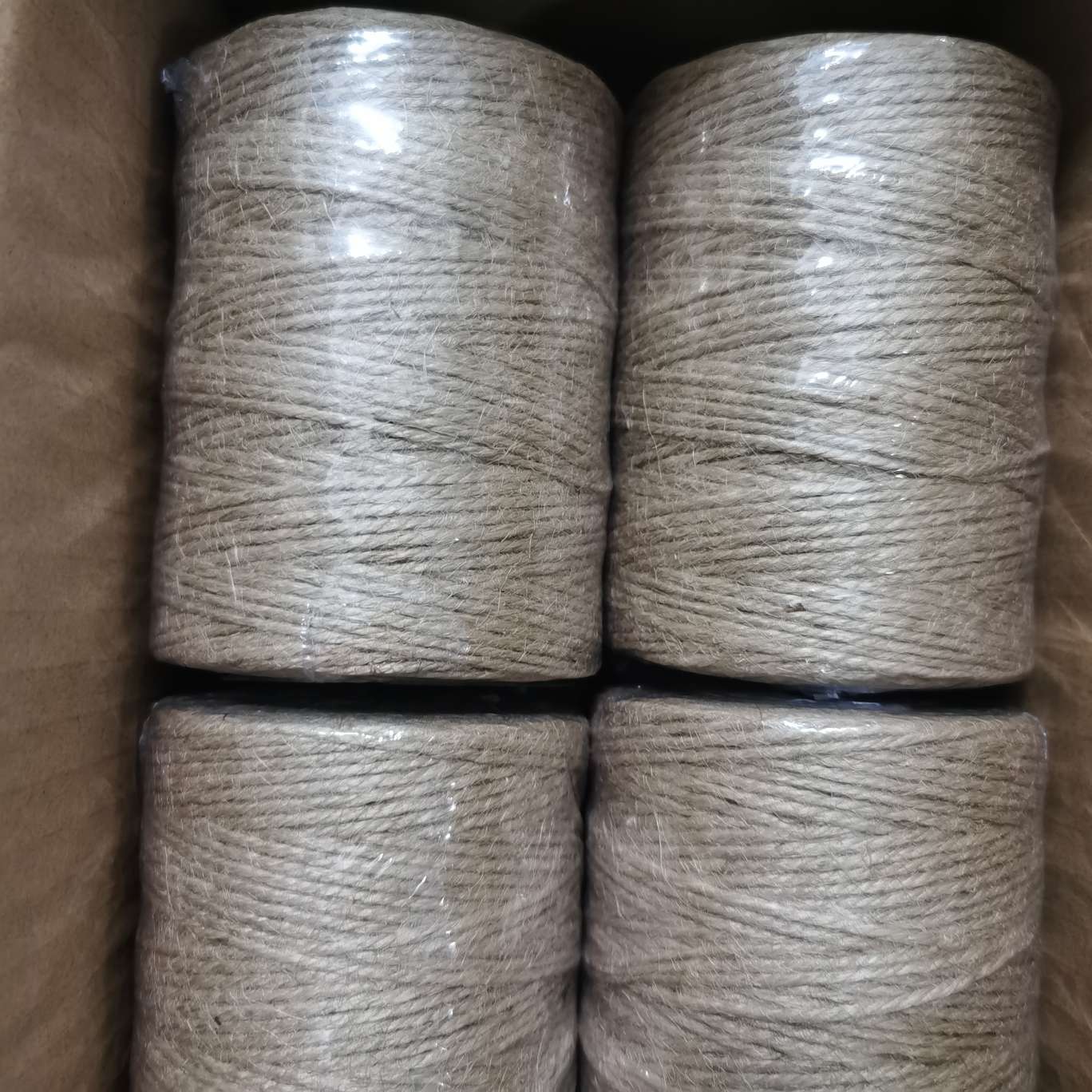 三股外贸细麻绳，250米一卷，手工麻绳，幼儿园DIY，手工细节图