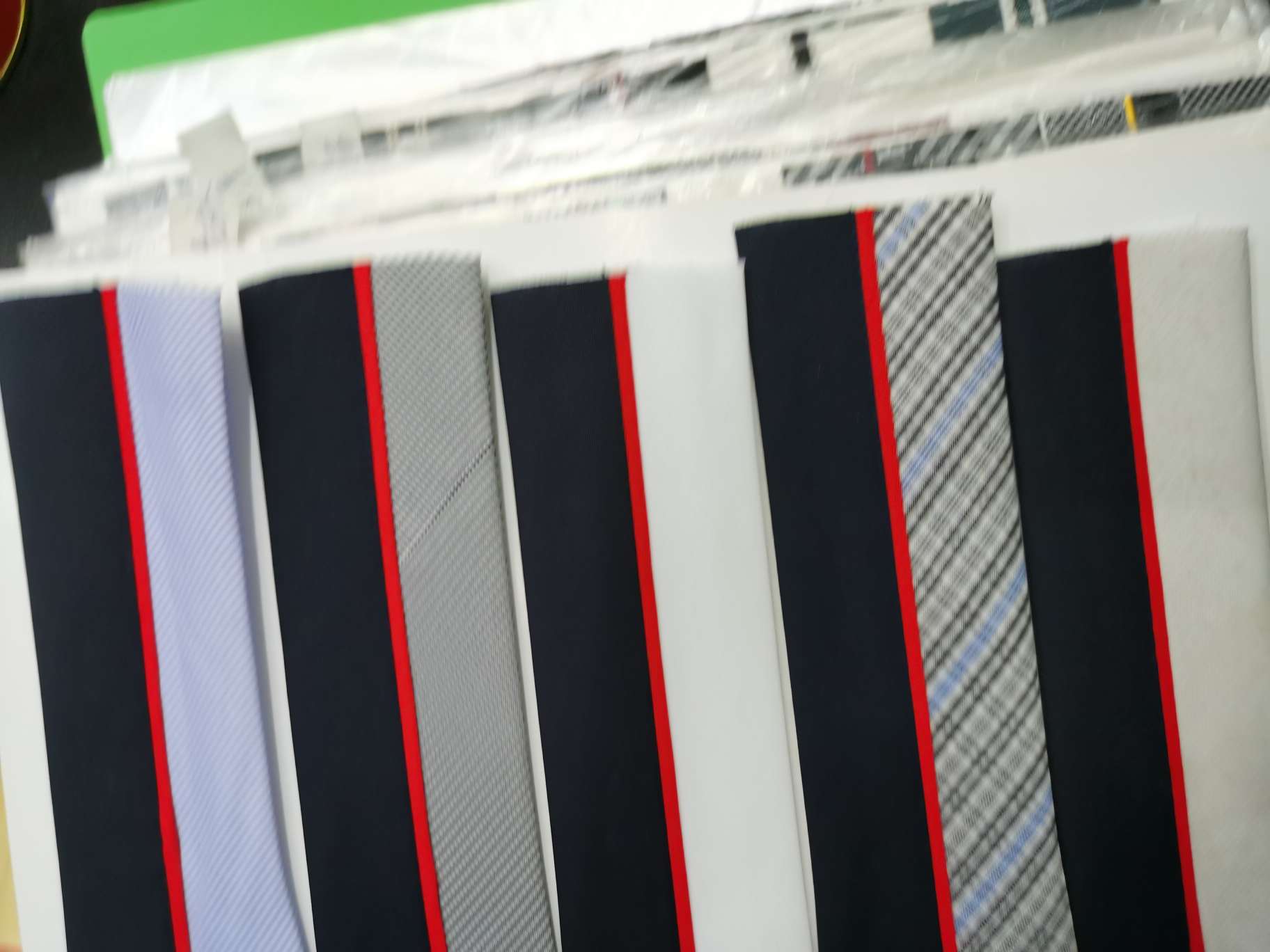 【厂家直销】【量大从优】【来样定做】全棉涤棉全涤5.8厘米树脂衬裤双层单层拱针裤腰腰朴防滑裤产品图