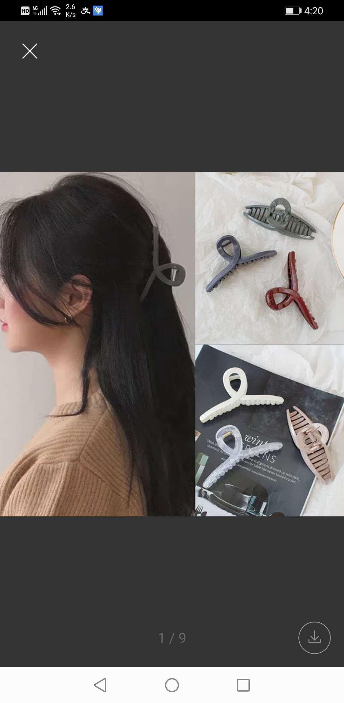 Large grab clip cute wind cross-border e-commerce explosion recommended travel accessories thumbnail