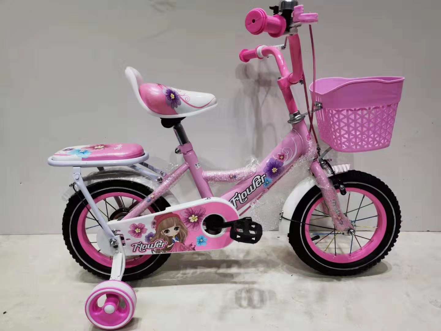 公主儿童自行车