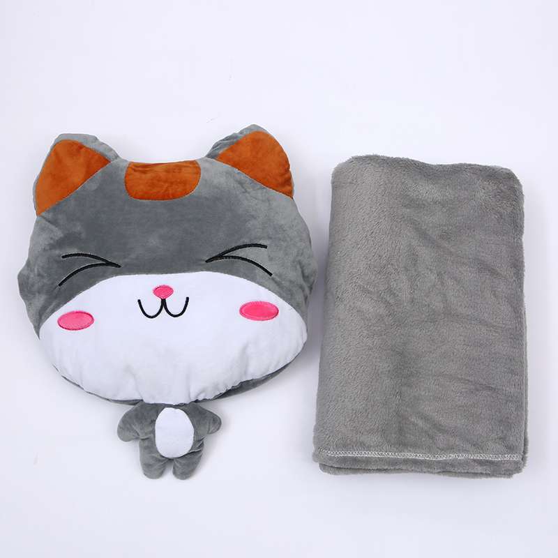 Car Pillow Cover, Flannelette Embroidered Pillow Cover,