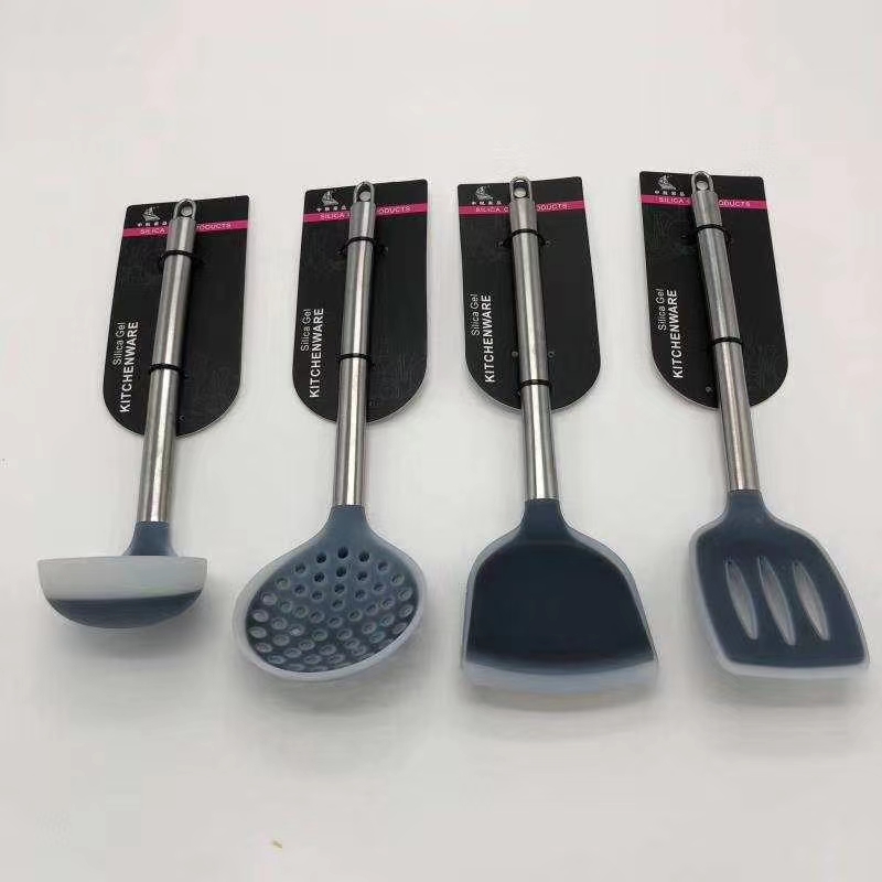 Silicone spatula, non-stick spatula, stainless steel spatula Specification image