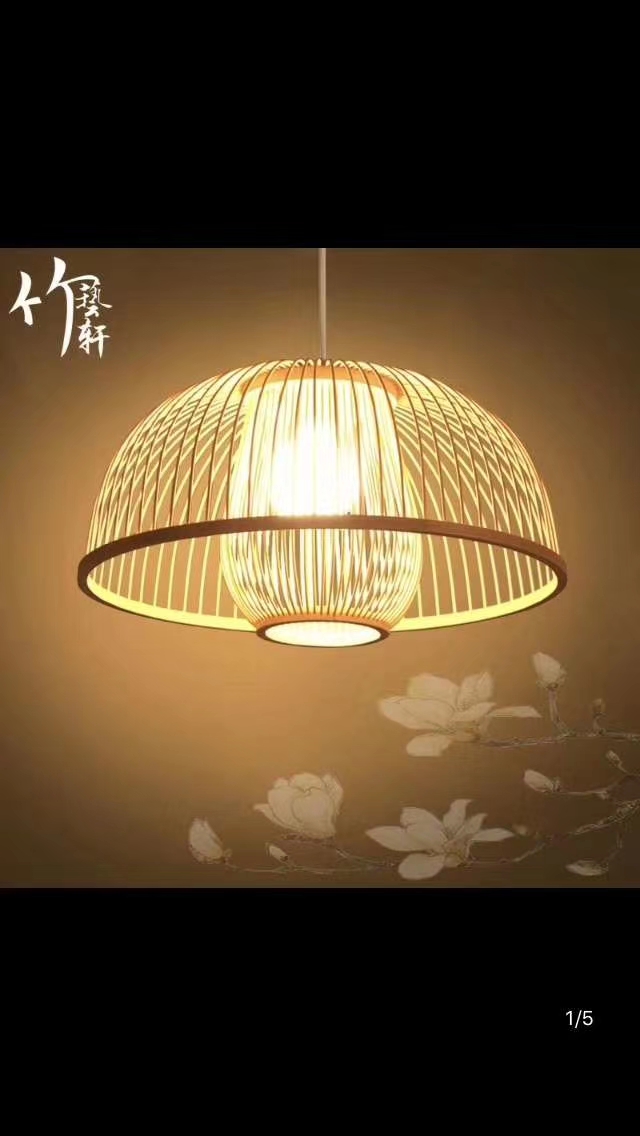 Chinese-style rattan chandelier, a refreshing and elegant chandelier undefined