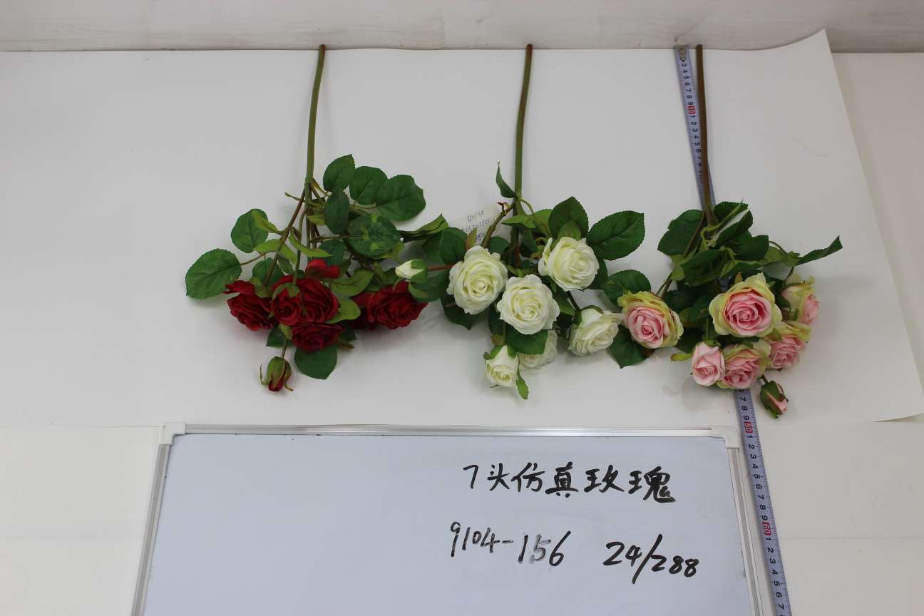 Seven imitation roses thumbnail