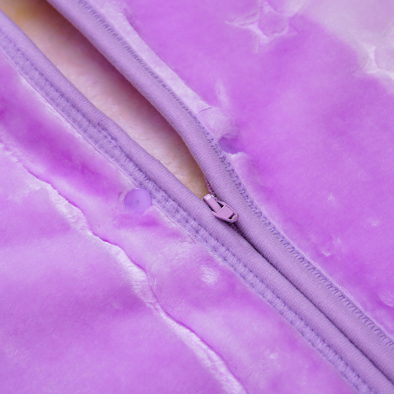 厂家直销新款单层披风拉舍尔儿童毛毯抱毯夏季空调珊瑚绒宝宝睡袋详情图8