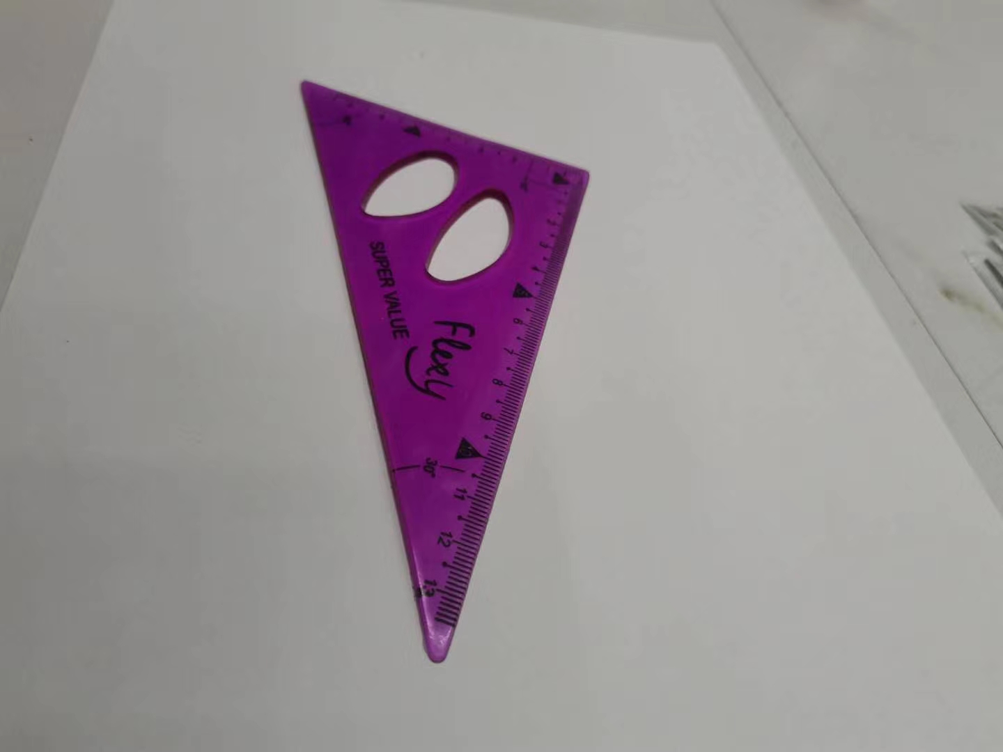 13厘米60度软三角板义乌汨罗市文化用品厂直销处精美产品