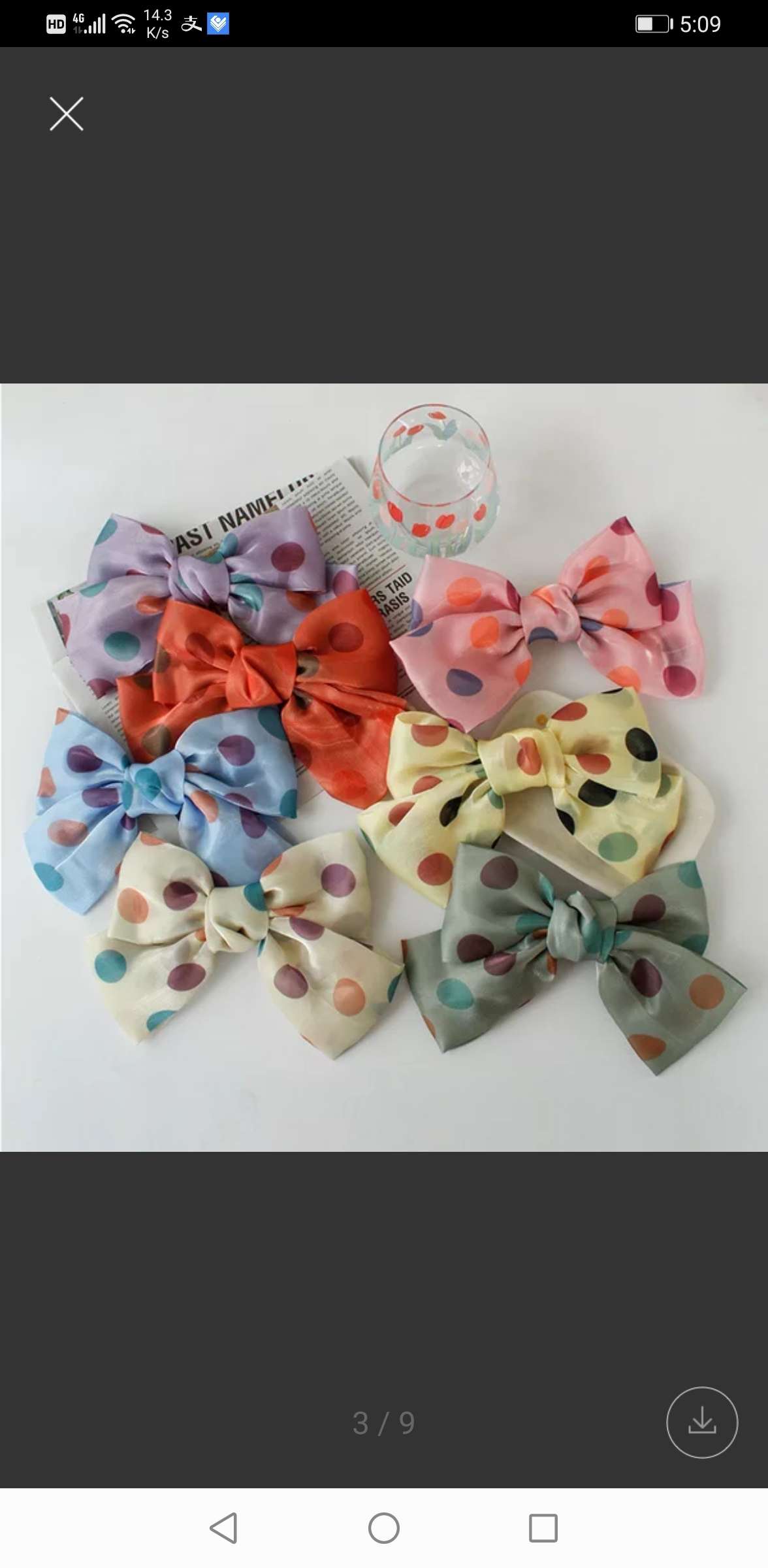 Polka Dot Clip Cute Wind Cross-Border E-Commerce Explosion Recommended Travel Accessories