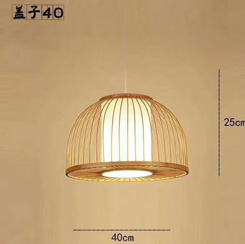 Chinese-style rattan chandelier, a refreshing and elegant chandelier undefined