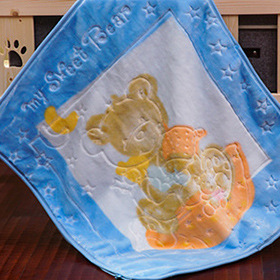 厂家直销新款单层披风拉舍尔儿童毛毯抱毯夏季空调珊瑚绒宝宝睡袋详情图7