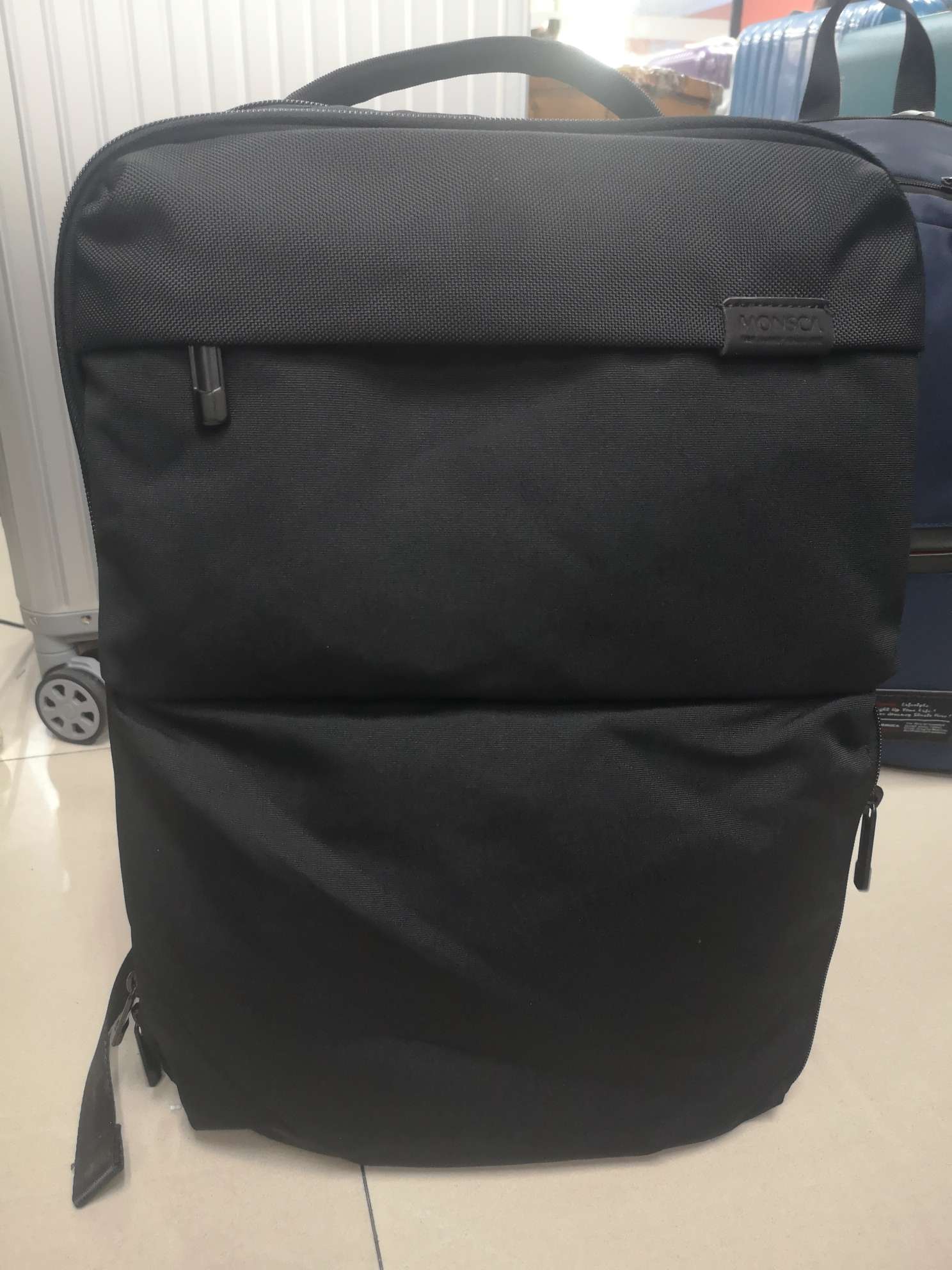A Black Backpack