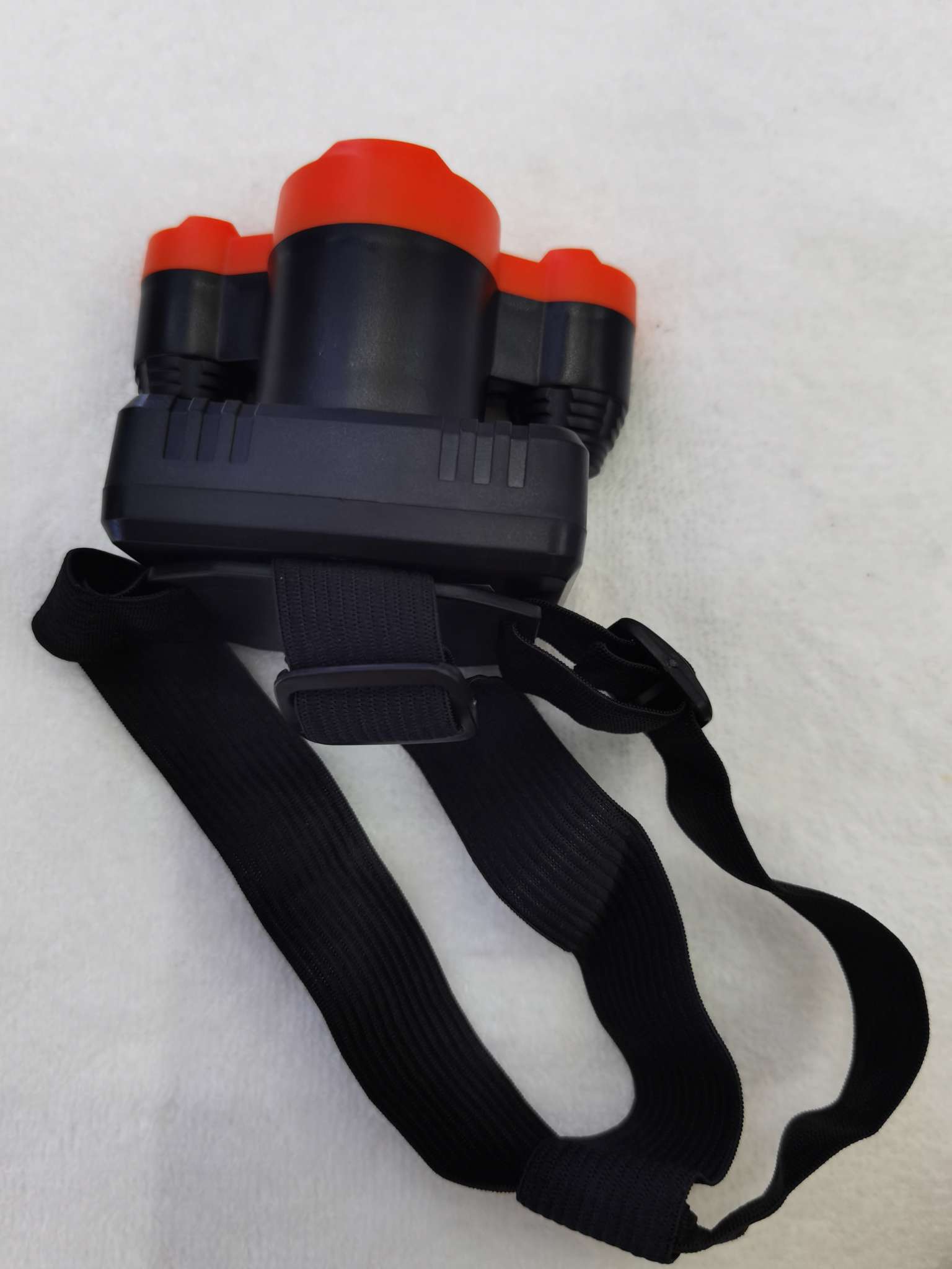 Wholesale of new plastic headlamps, USB charging headlamps, 3-lamp lighting LED headlamps details Picture