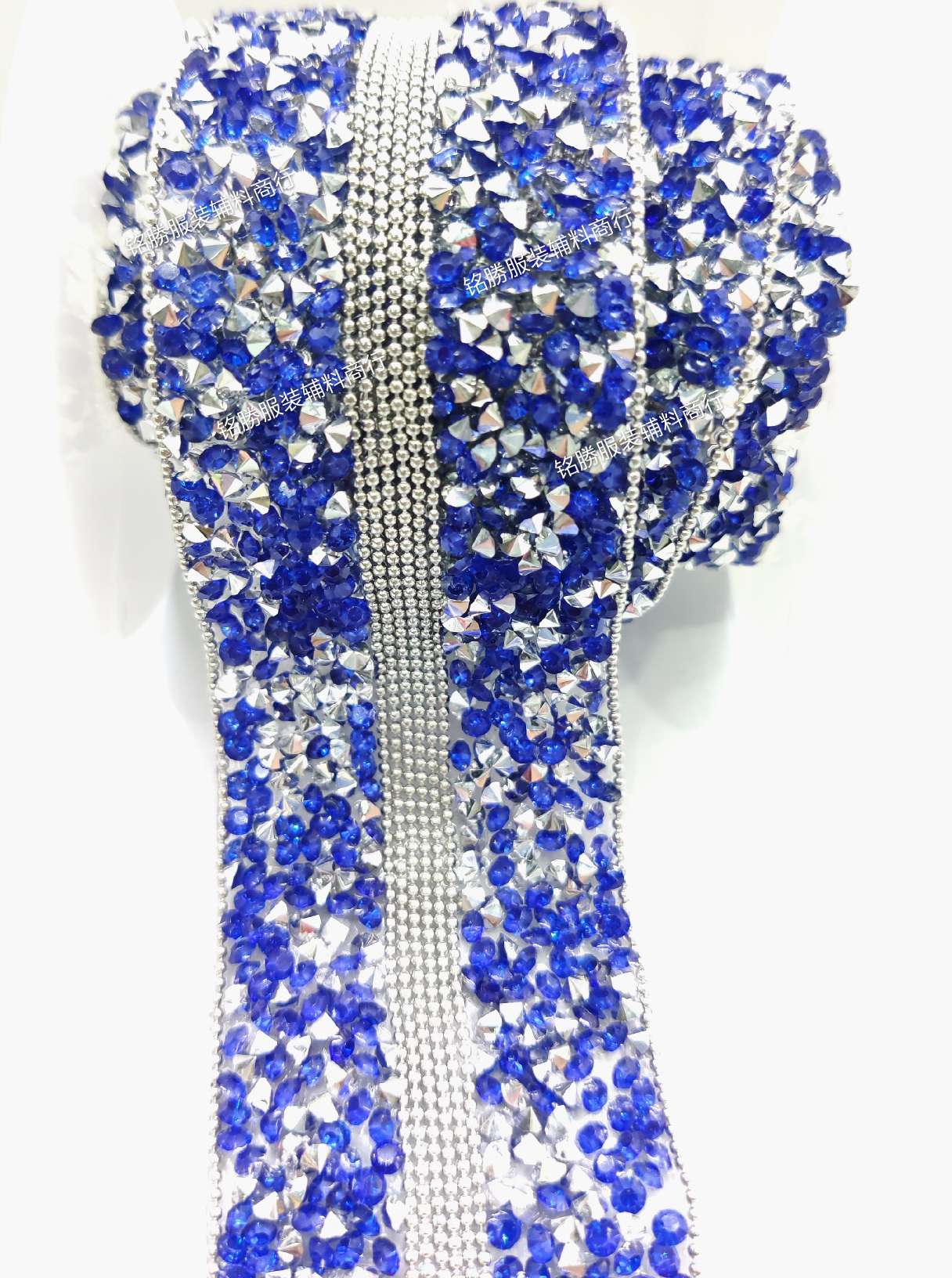 Rhinestone Glass Crystal Chain Resin Bolan Handmade Diy Code Chain Specification drawing