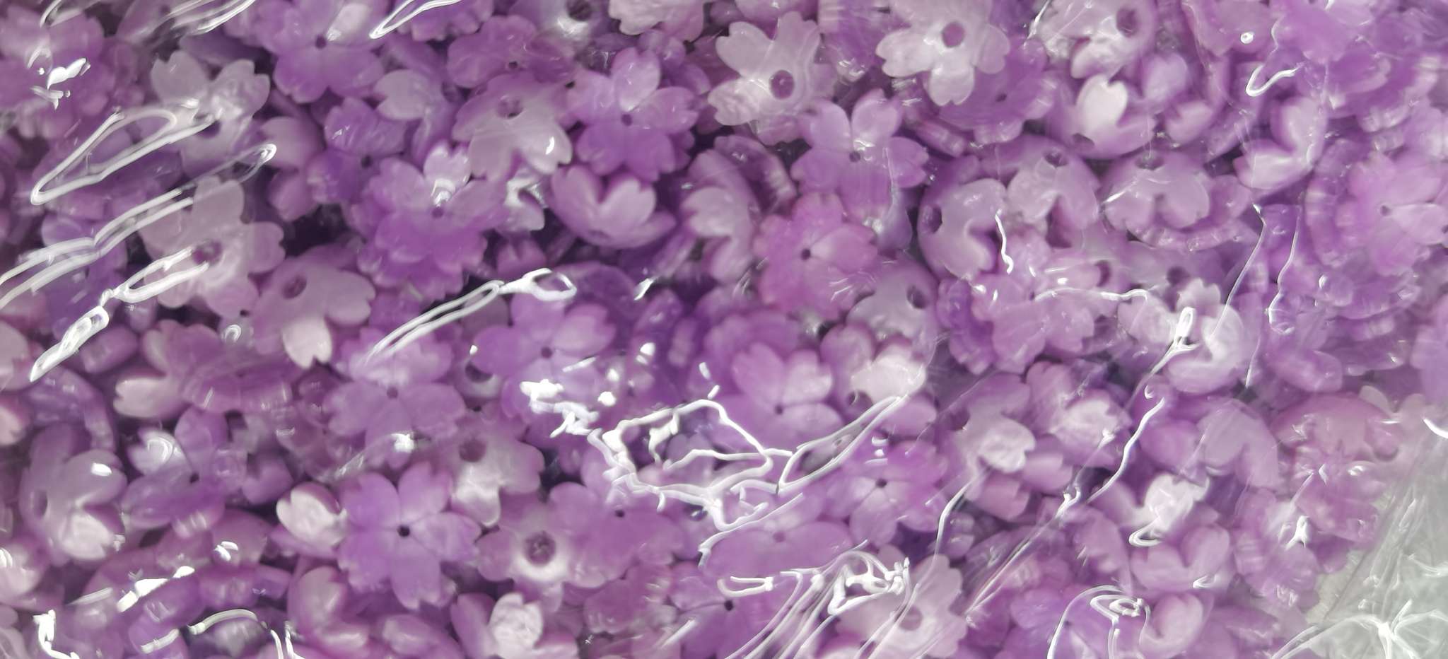紫色立体樱花