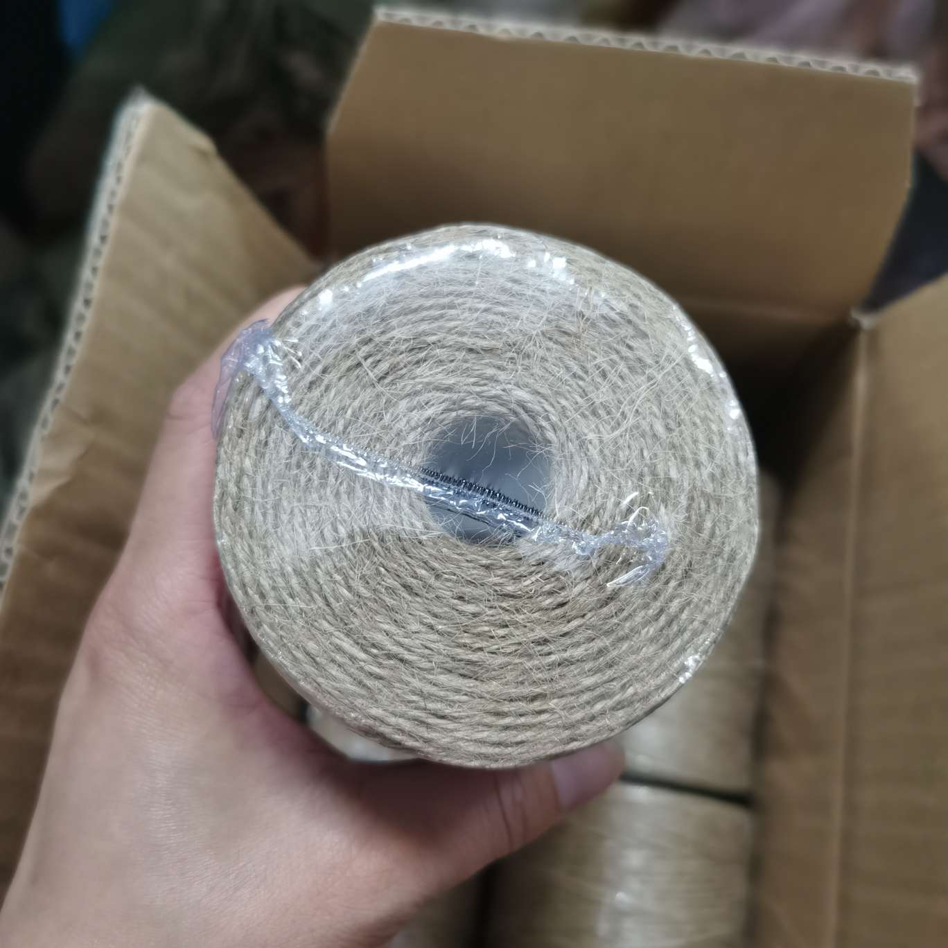 三股外贸细麻绳，250米一卷，手工麻绳，幼儿园DIY，手工产品图