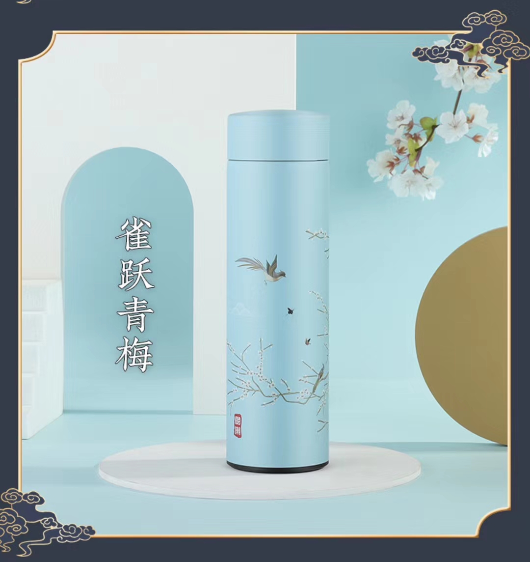 Qingmei 500ml puro 304 vacío interior thermos vaso de vacío