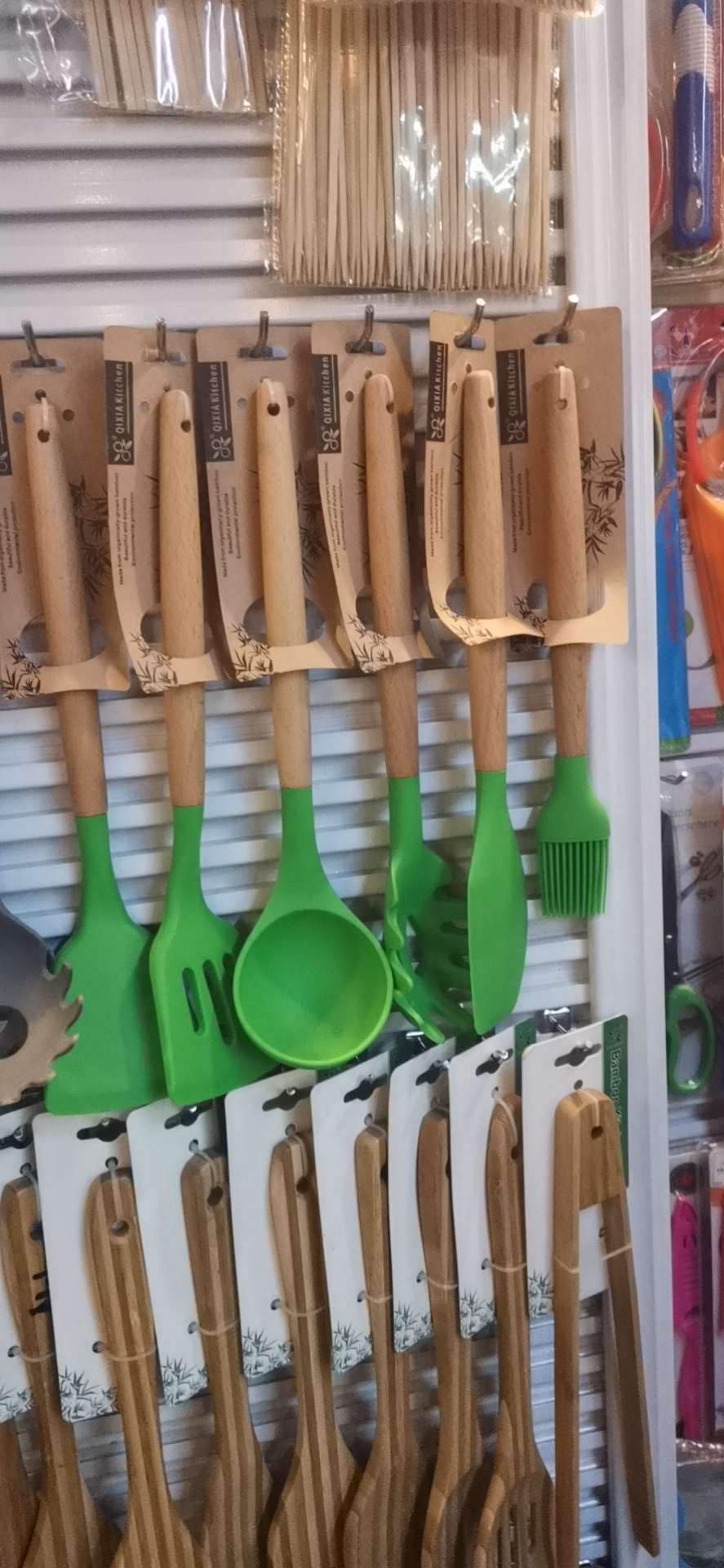 Silicone spatula, wooden spatula, non-stick spatula, beech wood spatula Item Picture