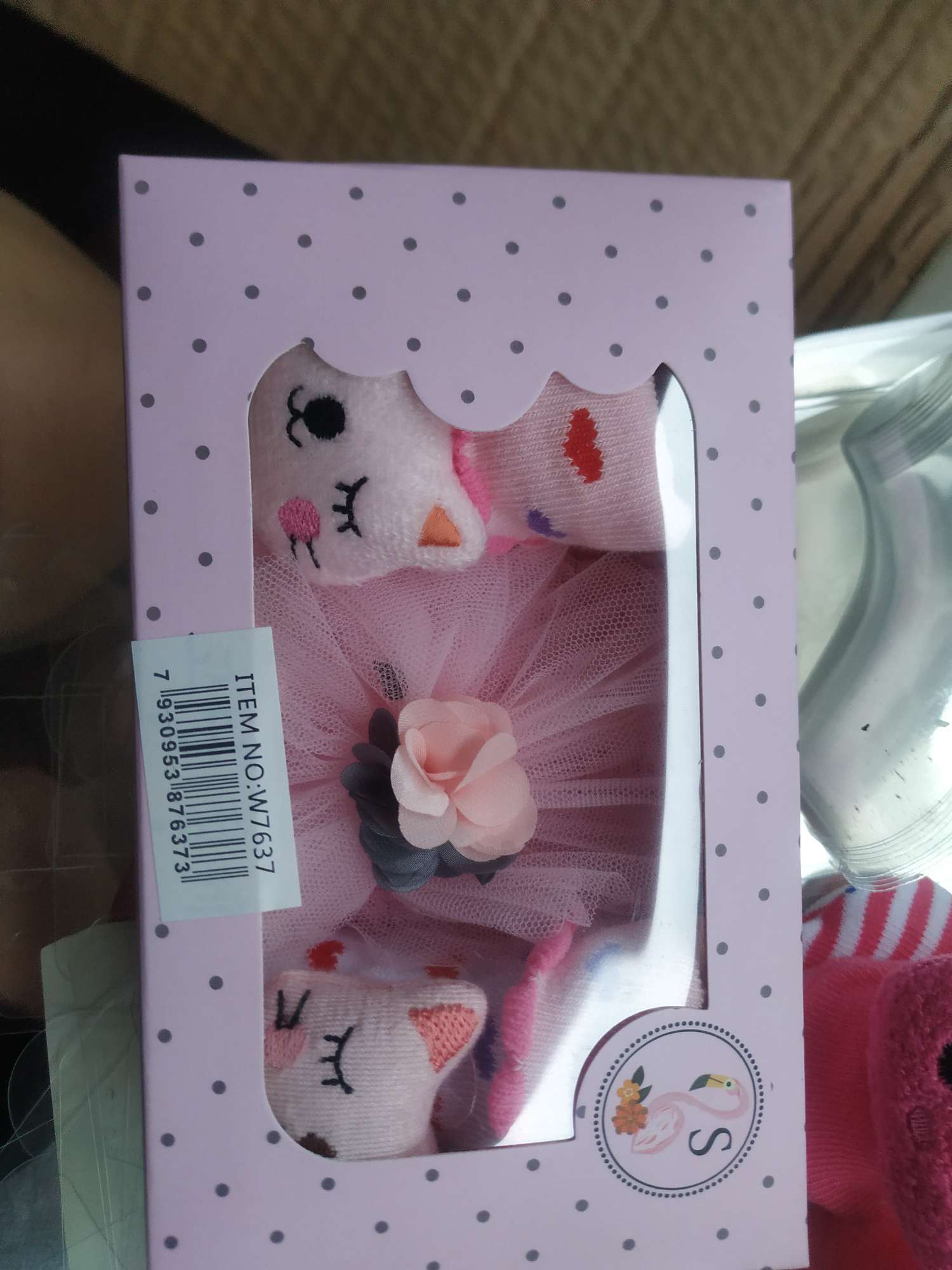 头花袜子2件套