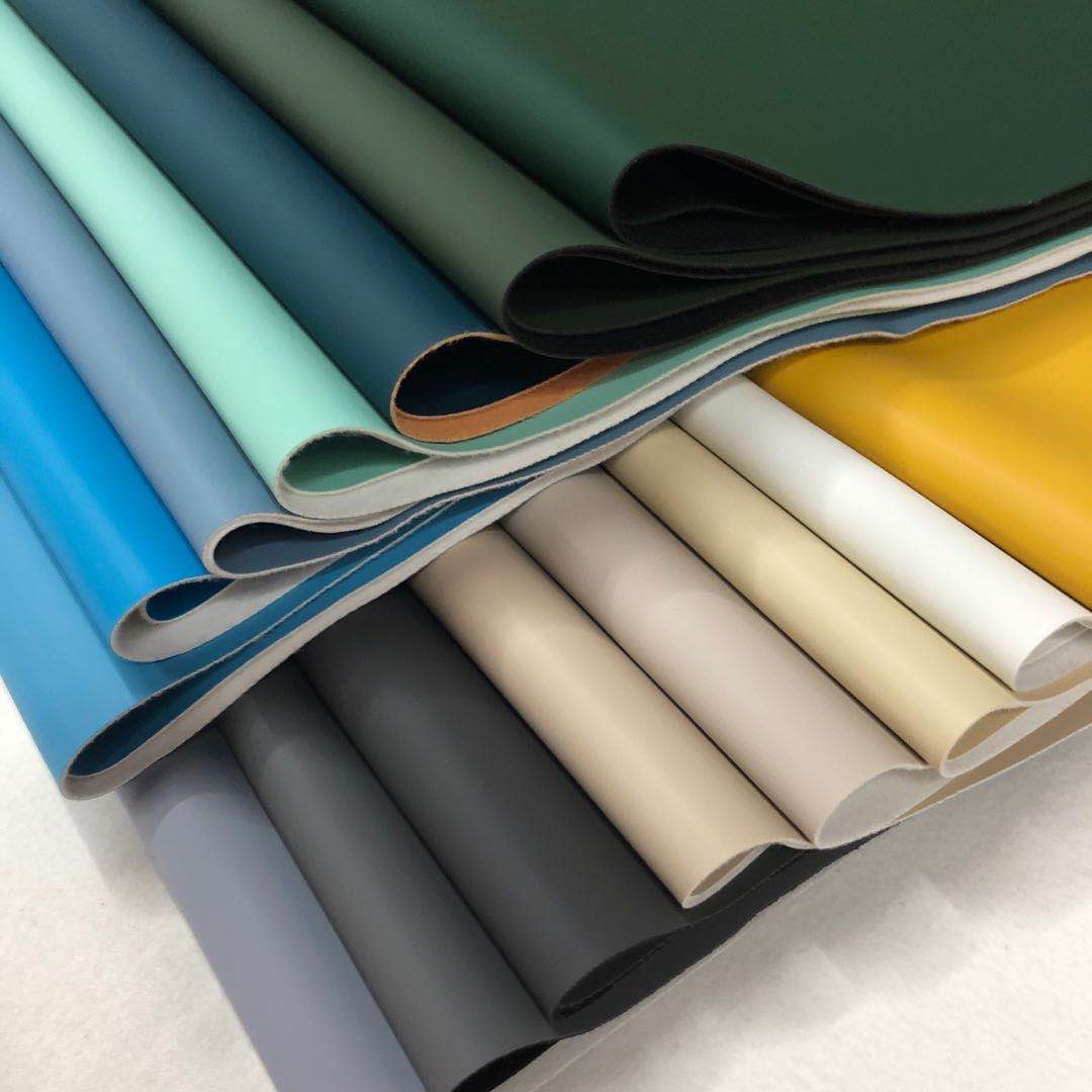 Matte plain leather without texture