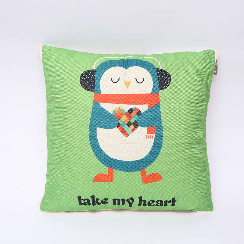 Cotton Pillow, Pillow Cover, Digital Printed Pillow Cover, details Picture