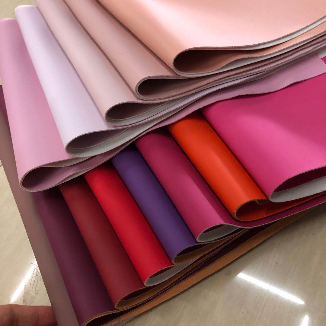 Matte plain leather without texture undefined