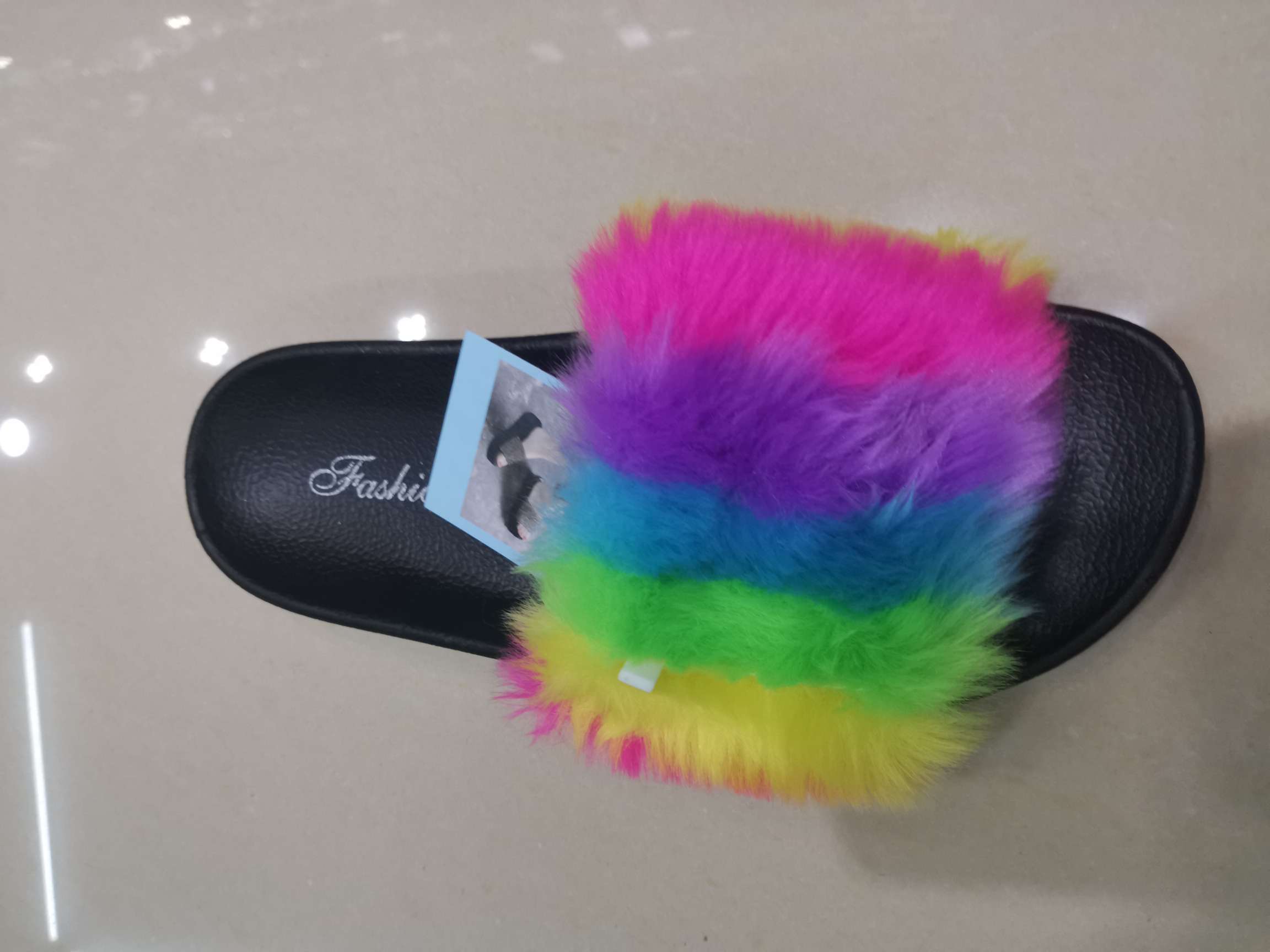 Colorful Rainbow Hair Mop details Picture