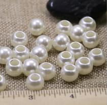 Large straight pearl hole 3.0 round beads 10mm