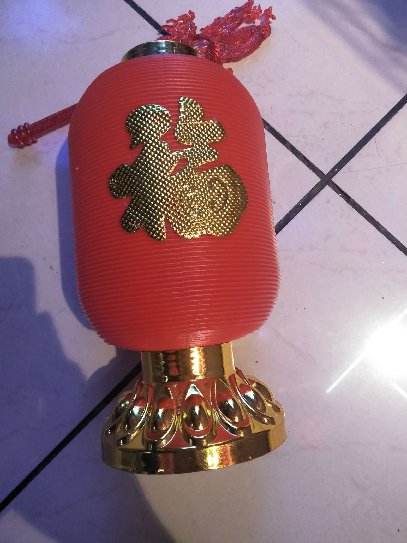 塑料冬瓜灯带金字